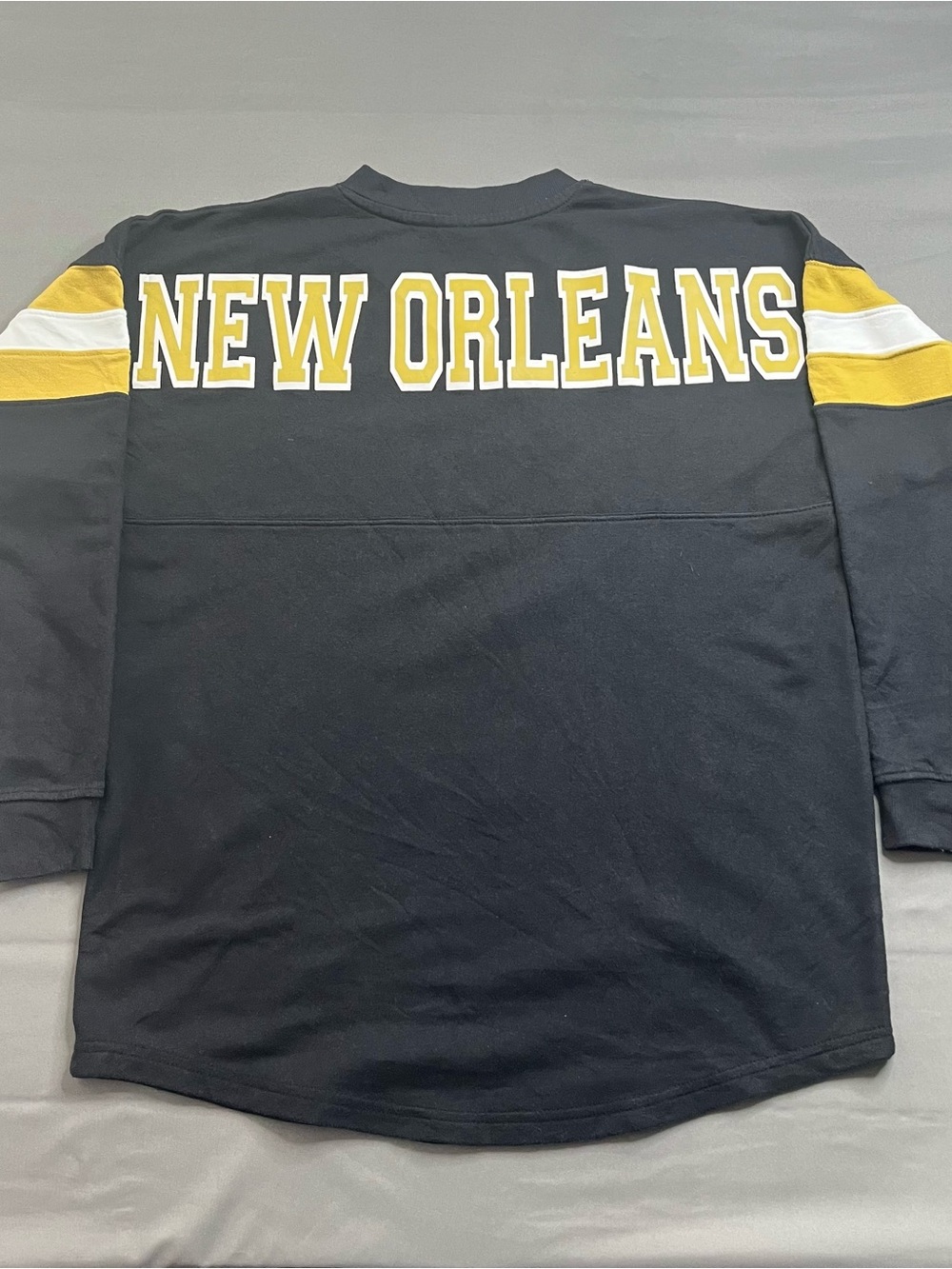 New Orleans Black and Gold Varsity Bomber Jacket